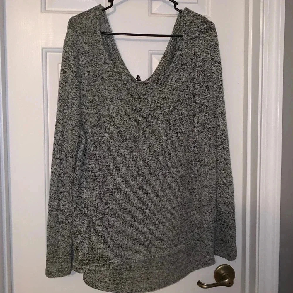 🟨Gray Crew Neck Sweater